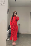 SAMUEL GUI YANG Long Skirt SS22DR01-1 (SS22DR01-GY)